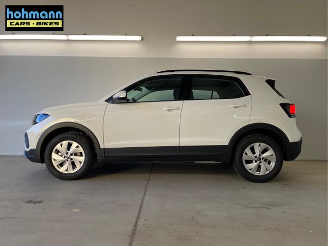 Volkswagen / T-Cross / Wei&szlig; / / / 95PS PDC vo+hi+Shz+App+Side+Travel