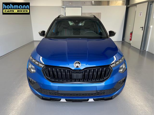 Skoda / KAMIQ / Blau / / / 115PS DSG AHK+Navi+Matrix+GV5+Pano+Kessy+Kamera+Alu17+Sitzheiz