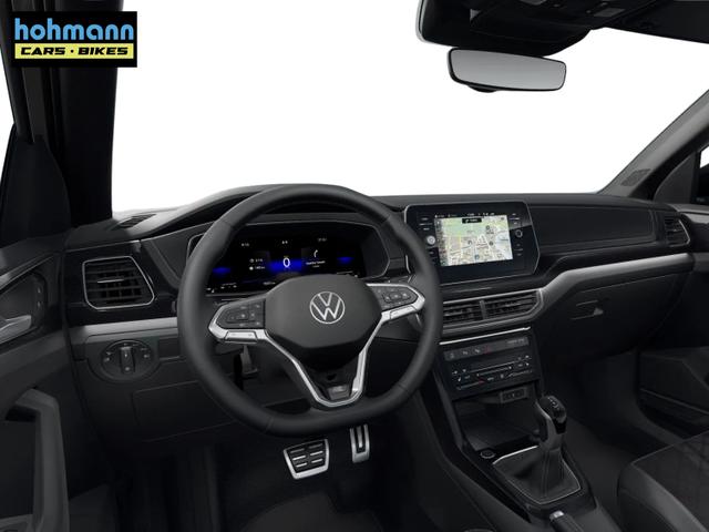 Volkswagen T-Cross R-Line 115PS DSG Navi+IQ.Light+AHK+Black+Cam+Keyless+Side+Climatronic+GV5 