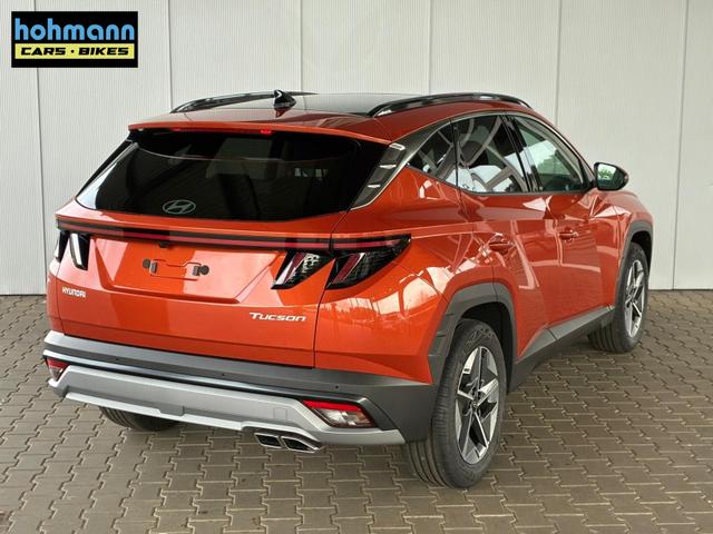 Hyundai TUCSON E-Motion 1.6 T-GDI 2WD 48V DCT / Panoramadach ACC Sitz + Lenkradheizung LED Navi PDC V&H Kamera Alu 18" 