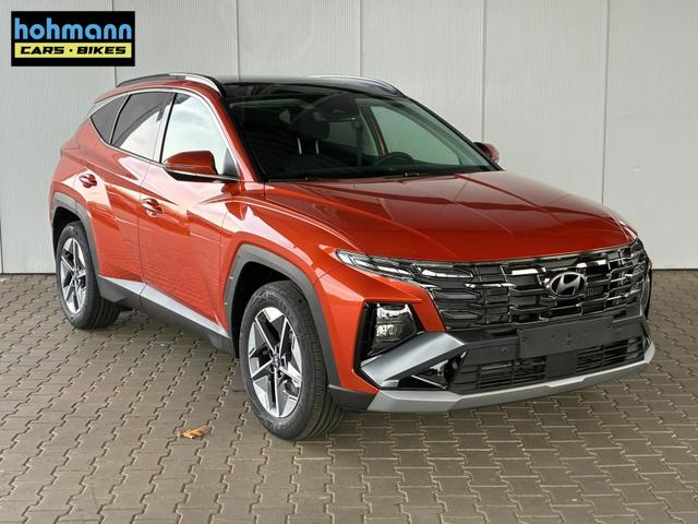 Hyundai TUCSON E-Motion 1.6 T-GDI 2WD 48V DCT / Panoramadach ACC Sitz + Lenkradheizung LED Navi PDC V&H Kamera Alu 18" 