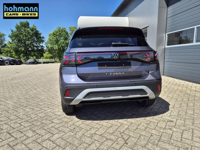 Volkswagen T-Cross 1.0 TSI 116PS DSG Life LED-Matrix-Scheinwerfer Klimaautomatik Sitzheizung PDC Rückf.Kamera 17-LM abged.Scheiben 2xKeyless DAB+ Bluetooth Touchscreen Apple CarPlay Android Auto 