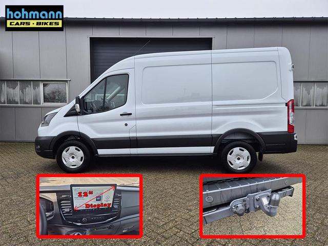 Ford Transit L2H2 2.0 EcoBlue 165PS Trend Heckantrieb 3,5t 2-Sitzer AHK Sitzheizung Lenkradheizung Frontscheibe beheizb. Klimaautomatik PDC v+h Rückf.Kamera Bluetooth DAB Apple CarPlay Android Auto Tempomat Ganzj.Reifen 
