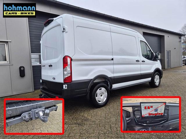 Ford Transit L2H2 2.0 EcoBlue 165PS Trend Heckantrieb 3,5t 2-Sitzer AHK Sitzheizung Lenkradheizung Frontscheibe beheizb. Klimaautomatik PDC v+h Rückf.Kamera Bluetooth DAB Apple CarPlay Android Auto Tempomat Ganzj.Reifen 