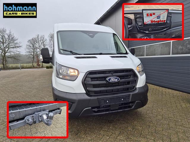 Ford Transit L2H2 2.0 EcoBlue 165PS Trend Heckantrieb 3,5t 2-Sitzer AHK Sitzheizung Lenkradheizung Frontscheibe beheizb. Klimaautomatik PDC v+h Rückf.Kamera Bluetooth DAB Apple CarPlay Android Auto Tempomat Ganzj.Reifen 