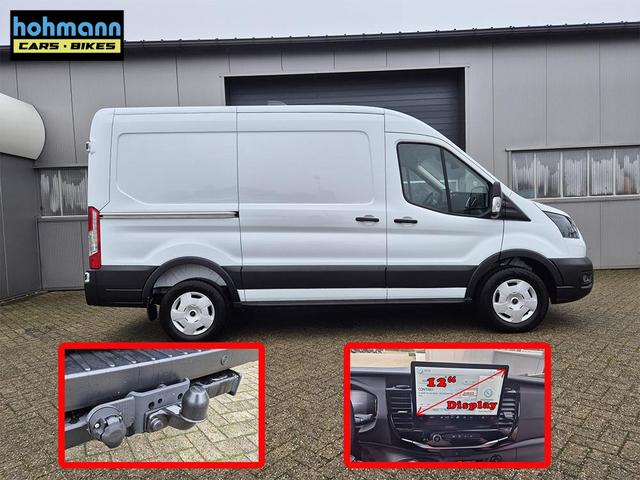 Ford Transit L2H2 2.0 EcoBlue 130PS Trend 3,5t 3-Sitzer AHK Sitzheizung Lenkradheizung Frontscheibe beheizb. Klimaautomatik Bluetooth DAB Apple CarPlay Android Auto PDC v+h Rückf.Kamera Tempomat 