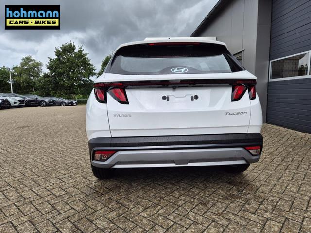 Hyundai TUCSON 1.6 T-GDI 160PS Sitzheizung Lenkradheizung Klimaautomatik Navi 12,3"-Touchscreen DAB+ wireless Apple CarPlay + Android Auto PDC v+h Rückf.Kamera 2xKeyless 17-LM 
