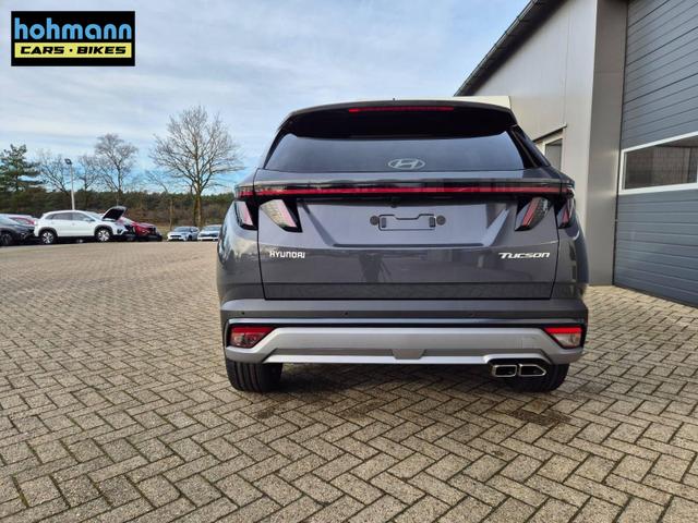 Hyundai TUCSON Trend 1.6 T-GDI 150PS Automatik TZ 2026 Teil-Leder Sitzheizung v+h Lenkradheizung Klimaautomatik Navi Touchscreen DAB+ Apple CarPlay + Android Auto PDC R&uuml;ckf.-Kamera Matrix-LED-Scheinw. 