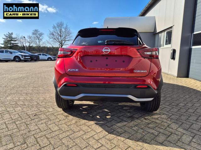 Nissan Juke 1.0 DIG-T 114PS N-Design Automatik Teil-Leder Klimaautomatik Sitzheizung Lenkradheizung PDC v+h R&uuml;ckf.Kamera Navi 19"LM Bluetooth Touchscreen Apple CarPlay Android Auto 