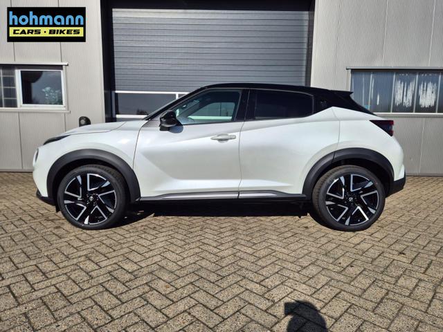 Nissan Juke 1.0 DIG-T 114PS N-Design Automatik Teil-Leder Klimaautomatik Sitzheizung Lenkradheizung PDC v+h R&uuml;ckf.Kamera Navi 19"LM Bluetooth Touchscreen Apple CarPlay Android Auto 
