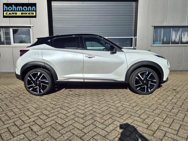 Nissan Juke 1.0 DIG-T 114PS N-Design Automatik Teil-Leder Klimaautomatik Sitzheizung Lenkradheizung PDC v+h R&uuml;ckf.Kamera Navi 19"LM Bluetooth Touchscreen Apple CarPlay Android Auto 