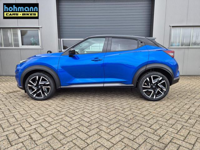 Nissan Juke 1.0 DIG-T 114PS N-Design Automatik Teil-Leder Klimaautomatik Sitzheizung Lenkradheizung PDC v+h R&uuml;ckf.Kamera Navi 19"LM Bluetooth Touchscreen Apple CarPlay Android Auto 
