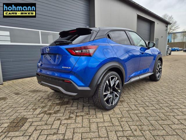 Nissan Juke 1.0 DIG-T 114PS N-Design Automatik Teil-Leder Klimaautomatik Sitzheizung Lenkradheizung PDC v+h R&uuml;ckf.Kamera Navi 19"LM Bluetooth Touchscreen Apple CarPlay Android Auto 