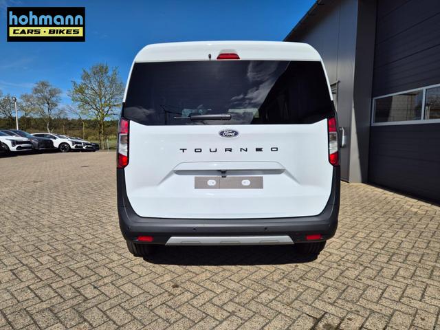 Ford Tourneo Courier 1.0 EcoBoost 125PS Active Teil-Leder Sitzheizung Lenkradheizung Klimaautomatik PDC v+h R&uuml;ckf.-Kamera ACC TWA Frontscheibe beheizb. Ford-Navi SYNC4 Apple CarPlay + Android Auto 