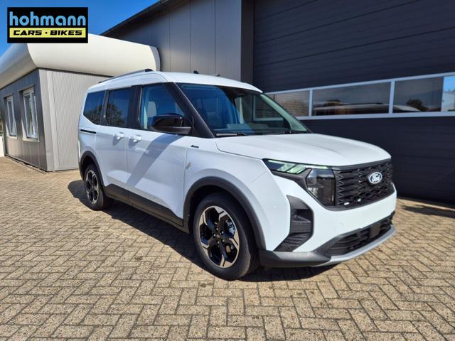 Ford Tourneo Courier 1.0 EcoBoost 125PS Active Teil-Leder Sitzheizung Lenkradheizung Klimaautomatik PDC v+h R&uuml;ckf.-Kamera ACC TWA Frontscheibe beheizb. Ford-Navi SYNC4 Apple CarPlay + Android Auto 