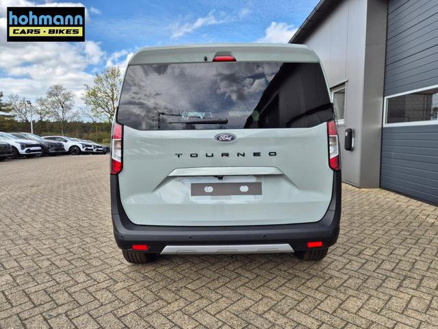 Ford Tourneo Courier 1.0 EcoBoost 125PS Active Teil-Leder Sitzheizung Lenkradheizung Klimaautomatik PDC v+h R&uuml;ckf.-Kamera ACC TWA Frontscheibe beheizb. Ford-Navi SYNC4 Apple CarPlay + Android Auto 