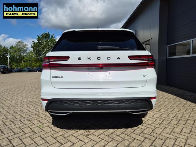 Skoda Kodiaq Sportline 1.5 TSI 204PS PHEV DSG schwenkb. AHK elektr. PanoDach HUD Alcantara PDC v+h 360&deg;Kamera CANTON Sound Klimaautomatik Sitzheizung Lenkradheizung Navi Apple CarPlay Android Auto 2xKeyless 19"LM vollelektr. Reichweite 116KM 