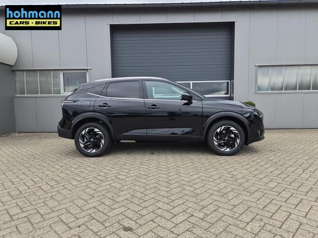 Nissan Qashqai 1.3 DIG-T MHEV 158 PS X-Tronic N-Connecta Teil-Leder PanoGlasdach Klimaautomatik Sitzheizung Lenkradheizung Navi ACC PDC v+h 360&deg;Kamera DAB Bluetooth Touchscreen Apple CarPlay Android Auto 18"LM 