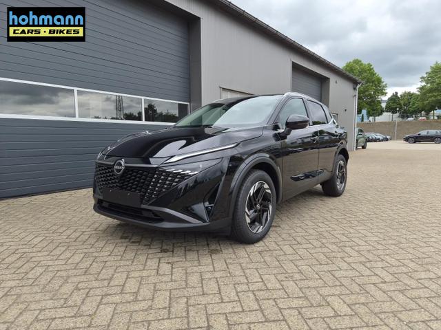 Nissan Qashqai 1.3 DIG-T MHEV 158 PS X-Tronic N-Connecta Teil-Leder PanoGlasdach Klimaautomatik Sitzheizung Lenkradheizung Navi ACC PDC v+h 360&deg;Kamera DAB Bluetooth Touchscreen Apple CarPlay Android Auto 18"LM 