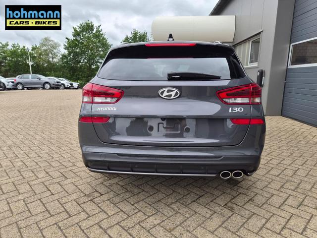 Hyundai i30 Kombi 1.6 T-GDI 150PS Automatik N-Line Sitzheizung Lenkradheizung Klimaautomatik Navi 10,3"-Touchscreen Bluelink Apple CarPlay + Android Auto PDC v+h R&uuml;ckf.Kamera 18-LM 