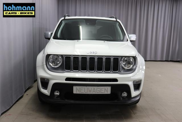 Jeep Renegade 1.5 T4 DCT7 e-Hybrid Limited 1469 96 kW296 Alpine White 020 Stoff Schwarz "7KS Winter-Paket 070 Seitenscheiben hinten und Heckscheibe verdunkelt 5CA Alpine White"