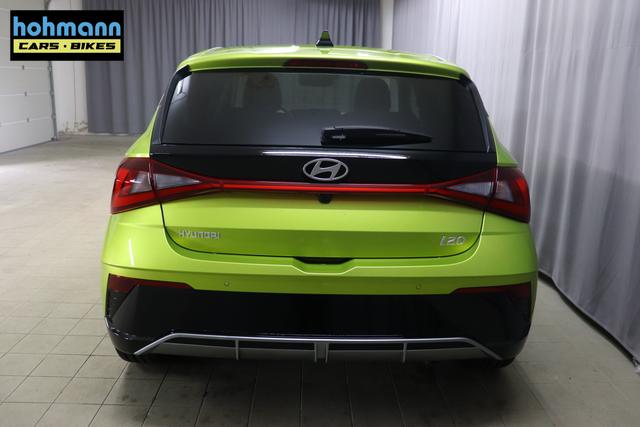 i20 (BC3) Trend Line 1.0 T-GDi 74kW Lucid Lime Metallic Sitzpolsterung in Stoff Schwarz PA4 Infotainment-Paket