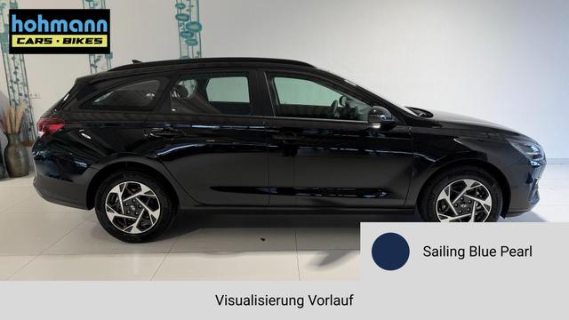 i30 Sailing Blue Vorlauf, Beispielbilder, ggf. teilweise mit Sonderausstattung