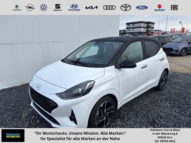 Hyundai i10 - PREMIUM AUT SHZ SMART KEY KLIMAAUTOMATIK AMBIENTE ALU RFK PDC NAVI