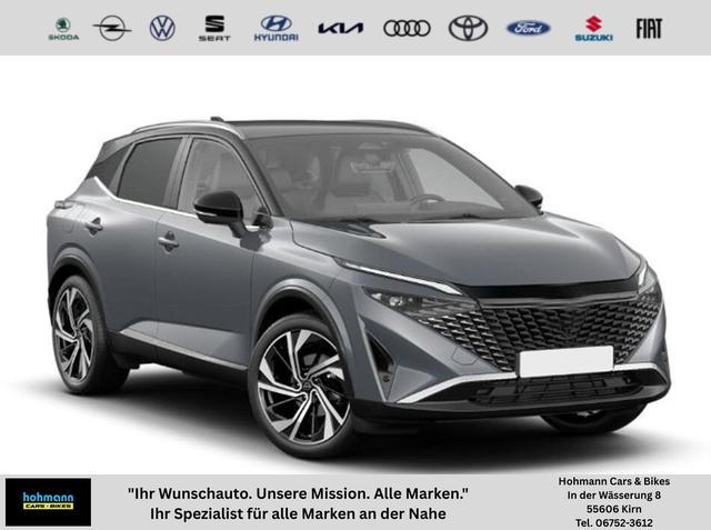 Nissan Qashqai - N-DESIGN 1.3 mHEV AT Pano*20"*NAVI*E-Heck*SHZ*HeadUp*I-Key*E-Sitz*