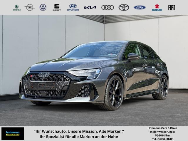 Audi RS3 Sportback - PANO+SONOS+MATRIX+eHK+360KAM+SHZ+KLIMA+DESIGNPAKET ROT