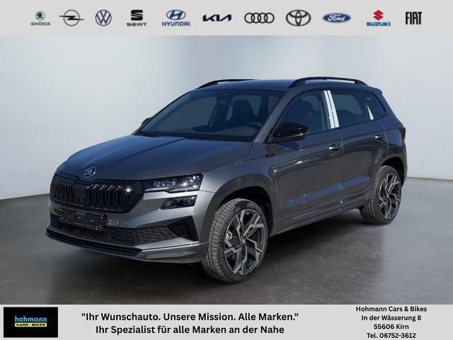 Skoda Karoq - Sportline 1,5 TSI DSG 2ZKlimaautomatik Canton Anh&auml;ngerkupplung Totewinkel Assistent 2 x Einparkhilfe Kamera 19 Zoll Felgen adaptiver Tempomat 5J Garantie