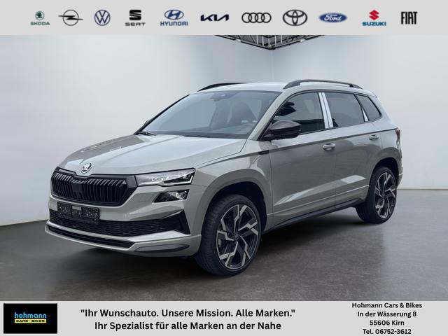 Skoda Karoq - Sportline 1,5 TSI DSG 2ZKlimaautomatik Canton Anh&auml;ngerkupplung Totewinkel Assistent 2 x Einparkhilfe Kamera 19 Zoll Felgen adaptiver Tempomat 5J Garantie