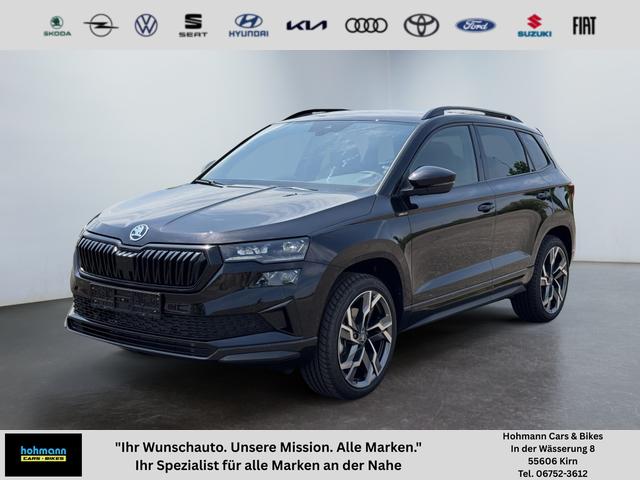 Skoda Karoq - Sportline 2,0 TSI 4x4 DSG Leder 2ZKlimaautomatik Canton Totewinkel Assistent 2 x Einparkhilfe Kamera 19 Zoll Felgen adaptiver Tempomat 5J Garantie