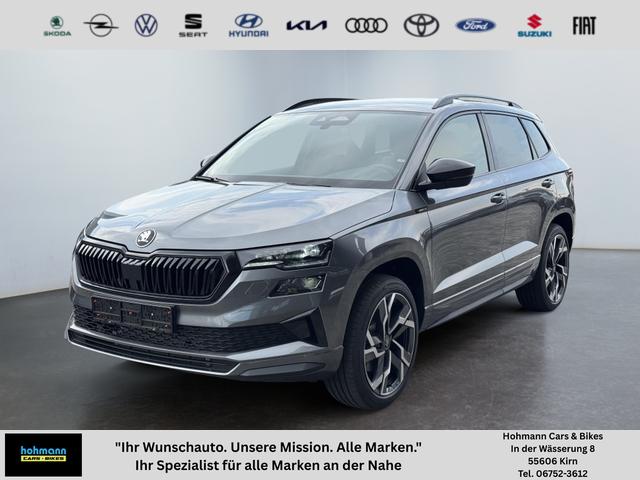 Skoda Karoq - Sportline 2,0 TSI 4x4 DSG 2ZKlimaautomatik Canton Anh&auml;ngerkupplung Totewinkel Assistent 2 x Einparkhilfe Kamera 19 Zoll Felgen adaptiver Tempomat 5J Garantie