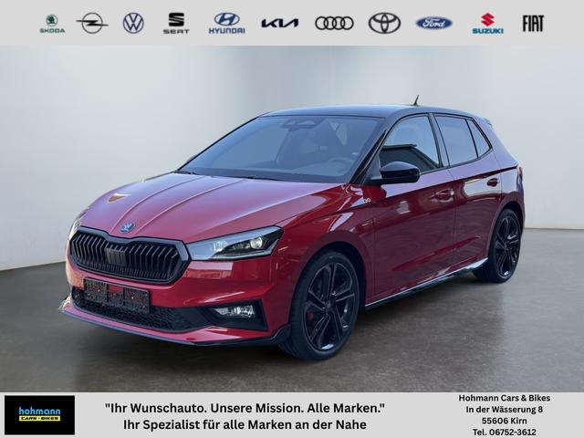 Skoda Fabia - 130 1,5 TSI DSG 2 ZoKlima ACC Navi 2x Einparkhilfe Kessy 18 Zoll beheiztes Lenkrad Sitzheizung Sunset 5J Garantie
