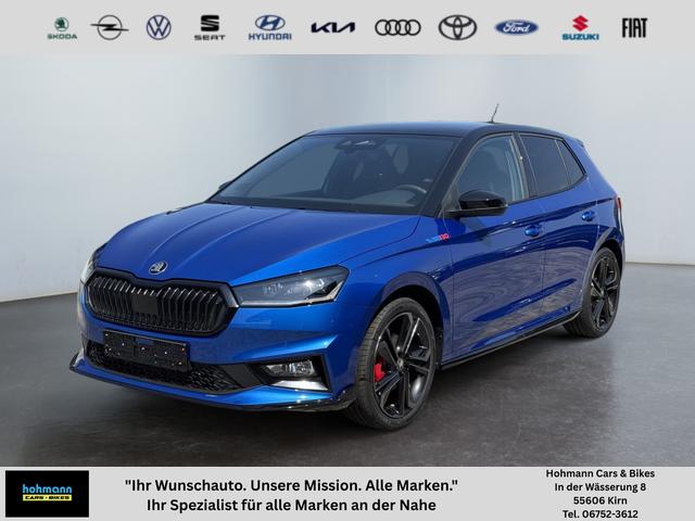 Skoda Fabia - 130 1,5 TSI DSG 2 ZoKlima ACC Navi 2x Einparkhilfe Kessy 18 Zoll beheiztes Lenkrad Sitzheizung Sunset 5J Garantie