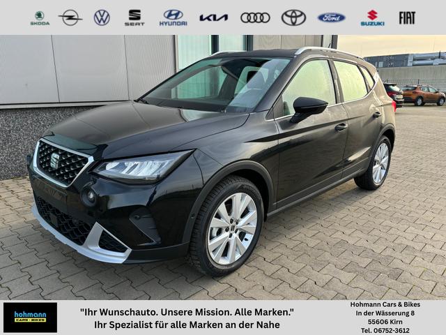 Seat Arona - Style 1.0 TSI 115PS, 5J. Garantie, 16" Alu, Reserverad, Klimaanlage, Parksensoren hinten, Tempomat, Radio 8,25"/Bluetooth, M-Lederlenkrad, Nebelscheinwerfer, Dachreling, LED-Scheinwerfer