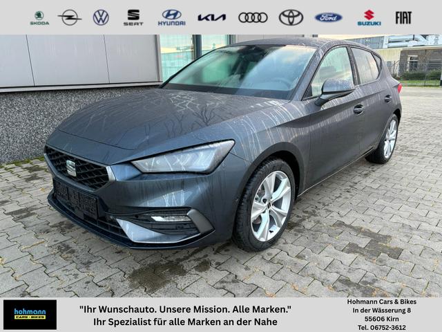 Seat Leon - Style 1.5 TSI 115PS, 5 Jahre Garantie, 16" Alu, Climatronic, Parksensoren vorn/hinten, Media System PLUS 10,4"/Bluetooth, Tempomat, Full Digital Cockpit, LED-Scheinwerfer, M-Lederlenkrad, Reserverad, Verkehrszeichenerkennung