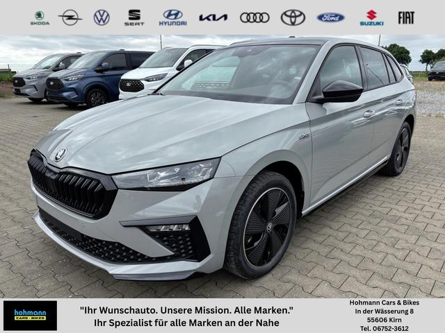 Skoda Scala - Monte Carlo 1.0 TSI 115PS DSG, STAHL-GRAU, Panoramadach, 17"Alu, Climatronic, MATRIX-LED, Kessy, Verlängerte Heckscheibe, SunSet, Parksensoren vorn/hinten, Rückfahrkamera, Tempomat, Winter-Paket, Sport-M-Lederlenkrad beheizt, Virtual Cockpit, Radio 8", SmartLin