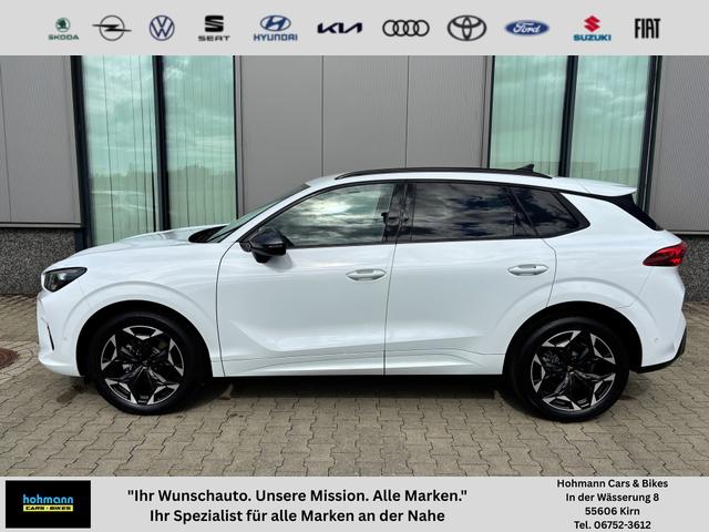 Cupra Terramar - Basis 1.5 e-HYBRID (Plug-In-Hybrid) 204PS DSG, 5 Jahre Garantie, 18" Alu, Climatronic, Parksensoren vorn/hinten, Rückfahrkamera, Tempomat, Media 12,9" + Full Link, M-Lederlenkrad, Dachreling, LED-Scheinwerfer