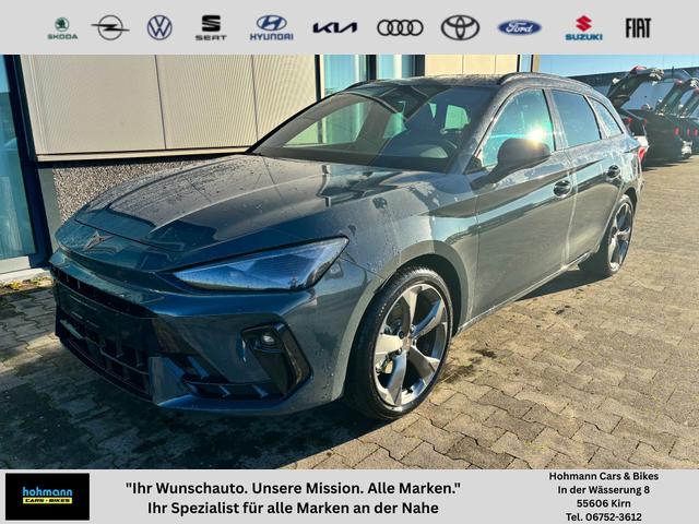 Cupra Leon Sportstourer - Basis 1.5 TSI 150PS, 5J Garantie, Fjord-Blau, ANH&Auml;NGERKUPPLUNG, EDGE-PAKET (KEYLESS, ALARM, R&Uuml;CKFAHRKAMERA), SCHALENSITZE / FAHRERSITZ ELEKTRISCH, SITZHEIZUNG, 18" ALU, ELEKTR. HECKKLAPPE, 3Z-Climatronic, ACC, Full Link, Parksensoren v/h, Privacy-Glas