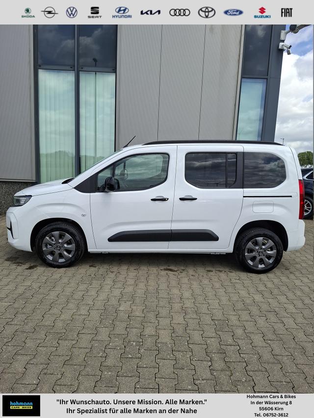 Opel Combo - N1 Edition 1.5 Diesel 130PS AUTOMATIK, 5-Sitzer, Kaolin-Wei&szlig;, NAVI, Parksensoren hinten, R&uuml;ckfahrkamera, KEYLESS, 2-Zonen-Klimaautomatik, Schiebet&uuml;re links/rechts, 16" Alu, Abgedunkelte Scheiben Tempomat, IntelliLux Matrix-Licht