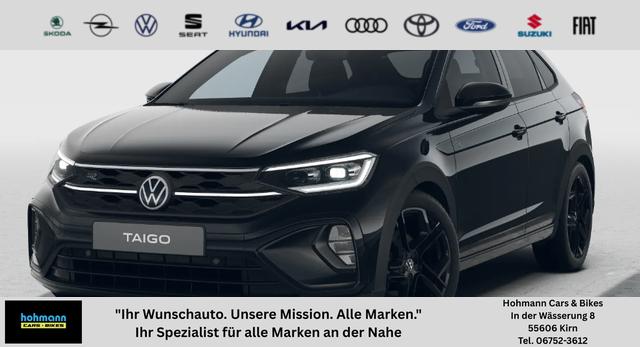 Volkswagen Taigo - R-Line Limited 1.0 TSI 115PS, 5JAHRE GARANTIE, 18" Alu, CLIMATRONIC, SITZHEIZUNG, DEEP-BLACK PERLEFFEKT, LED-MATRIX-Scheinwerfer IQ LIGHT, Keyless, Sicht-Paket, R&uuml;ckfahrkamera, Parksensoren vo/hi, Abgedunkelte Scheiben, Radio Ready2Discover/App-Connect, Sportsitze