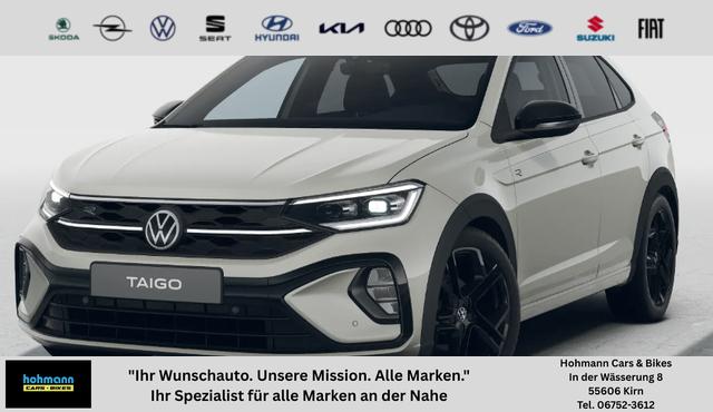 Volkswagen Taigo - R-Line Limited 1.0 TSI 115PS, 5JAHRE GARANTIE, 18" Alu, CLIMATRONIC, SITZHEIZUNG, ASCOT-GRAU/DACH SCHWARZ, LED-MATRIX-Scheinwerfer IQ LIGHT, Keyless, Sicht-Paket, R&uuml;ckfahrkamera, Parksensoren vo/hi, Abgedunkelte Scheiben, Radio Ready2Discover/App-Connect, Sportsitze