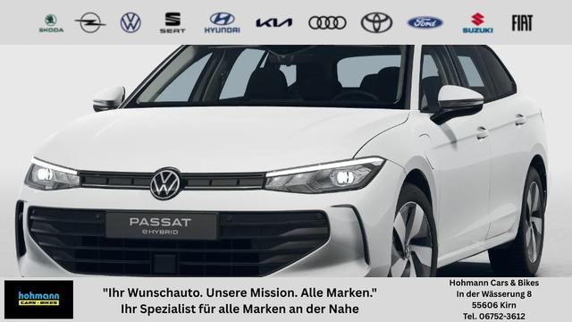 Volkswagen Passat Variant - ca. 31,5% PREISVORTEIL !!! 1.5 TSI eHYBRID (PLUG-IN-HYBRID), 17" ALU, Winter-Paket, NAVI Discover Media, Alarmanlage, ACC Tempomat, Parksensoren vorne und hinten, R&uuml;ckfahrkamera