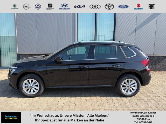 Skoda Kamiq - Selection 1.0 TSI 115PS, 5J GARANTIE, Schwarz-METALLIC, ELEKTR. HECKKLAPPE, ANH&Auml;NGERKUPPLUNG, BEH. FRONTSCHEIBE, Sitzheizung, Lenkradheizung, Ladeboden var, ACC, SIDE Assist, Virtual Cockpit 10", Parksensoren v/h, Kamera, KESSY, Privacy-Glas, 16" Alu, Climatronic