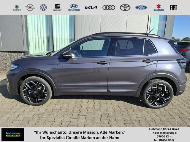 Volkswagen T-Cross - R-Line Limited 1.0 TSI 115PS, Rauch-Grau-Metallic, 5 JAHRE GARANTIE, ANH&Auml;NGERKUPPLUNG, CLIMATRONIC, SITZHEIZUNG, 18" Alu, MATRIX-LED, Adaptiver Tempomat ACC, Parksensoren, R&uuml;ckfahrkamera, Keyless, Abgedunkelte Scheiben, Radio "Ready2Discover" + App-Connect