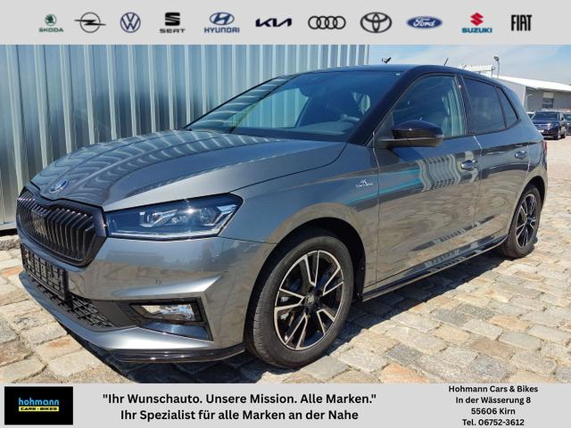 Skoda Fabia - Monte Carlo 1.0 TSI 116 PS 6 Gang-Smartlink-DAB-Bluetooth-Klimaautomatik-2xPDC-Kamera-SHZ-LED-Tempomat-16''Alu-Sofort