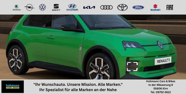 Renault 5 - Techno 150 Comfort Range-150PS-V2L-WINTER-SHZ-KeylessGo-KLIMA-LED-SUNSET-ALU18"-PDC-KAMERA-DAB-NAVI-AndroidAuto-AppleCarPlay-W&auml;rmepumpe