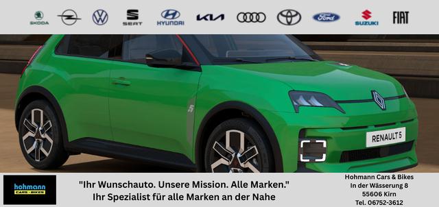Renault 5 - Techno 150 Comfort Range-150PS-V2L-WINTER-SHZ-KeylessGo-KLIMA-LED-SUNSET-ALU18"-PDC-KAMERA-DAB-NAVI-AndroidAuto-AppleCarPlay-W&auml;rmepumpe
